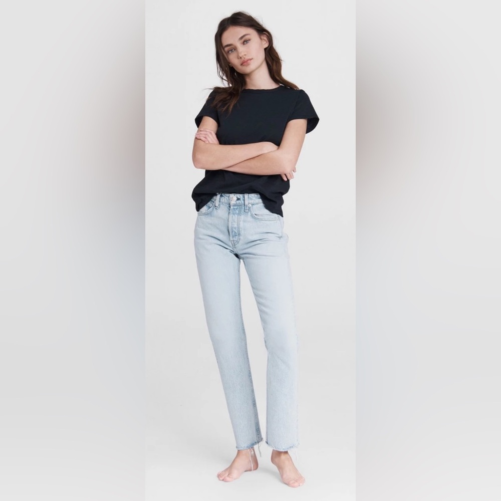 rag & bone, Maya High Rise Slim Jean, Montauk wash, size 27